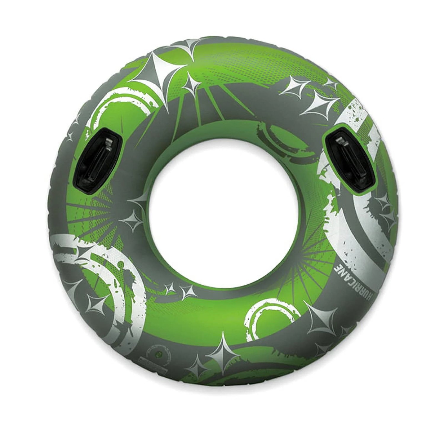 Inflatable swimming pool float green