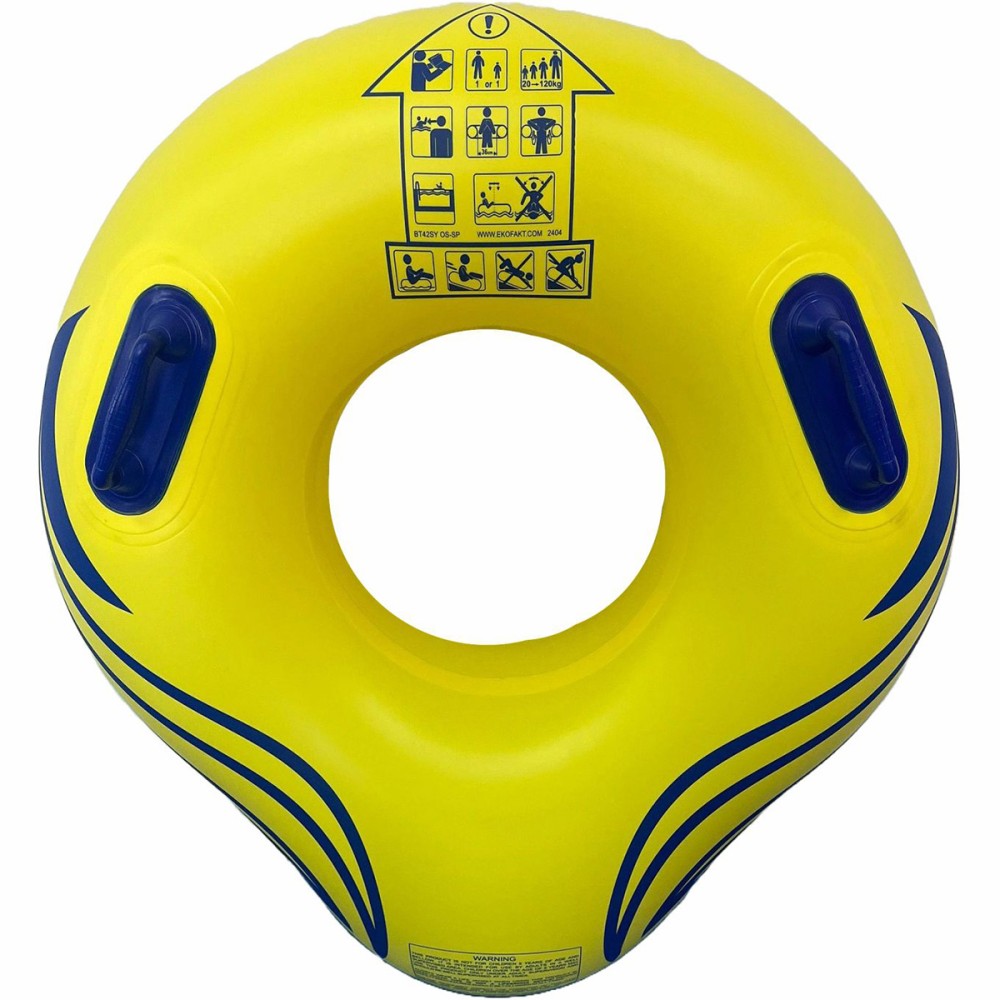 Pear-shaped water park single tube 48 inches yellow